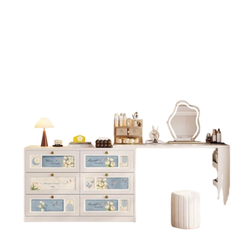 Women Accessories Drawer - طاولات تجميل نسائية حديثة مع مرآة