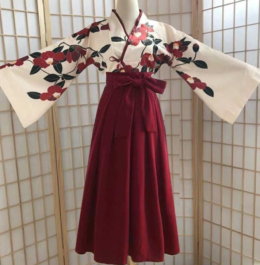 Women'S Kimono Accessories - فستان عتيق مطبوع عليه زهور للنساء