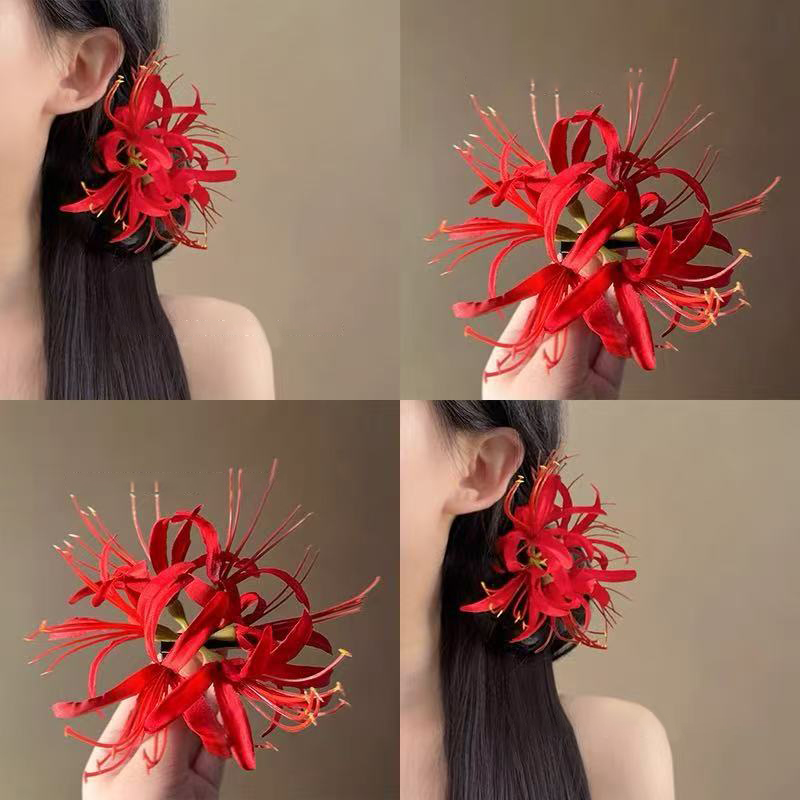 Women Accessories Photos - ● مشبك شعر بتصميم زهرة رقيقة