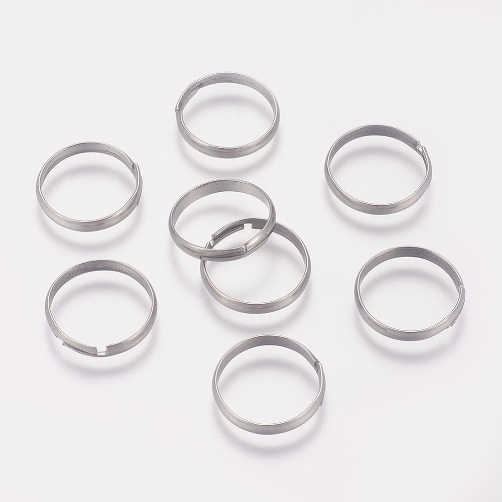 Ring Set Adjustable - 50 قطعة مقاومة تشويه 316 الجراحية