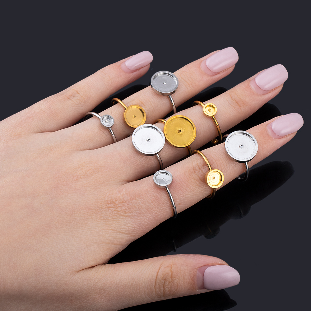 Ring Set Adjustable - 10 قطعة قابل للتعديل المفتوحة البنصر