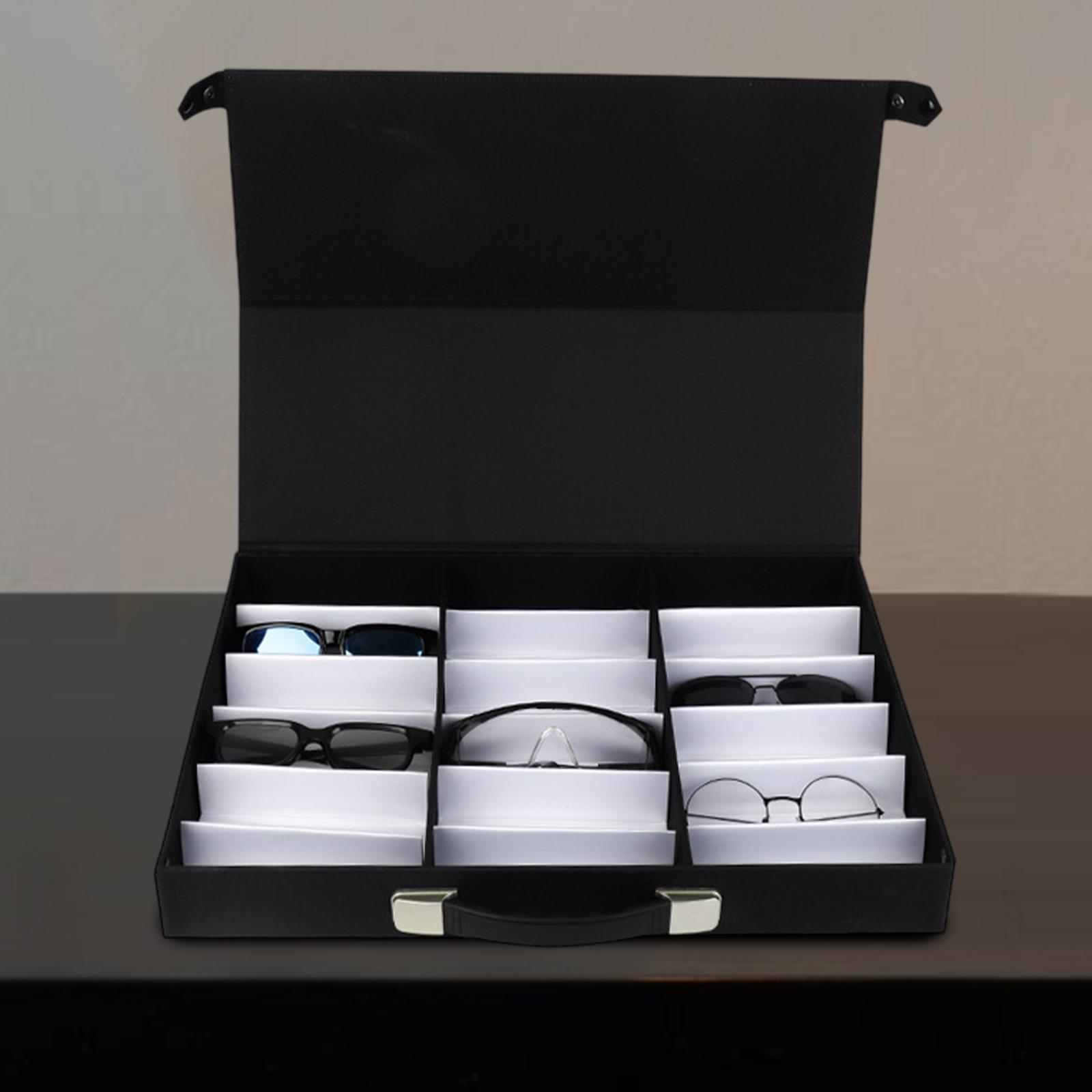 Women Accessories Drawer - منظم نظارات شمسية بـ 18 فتحة،