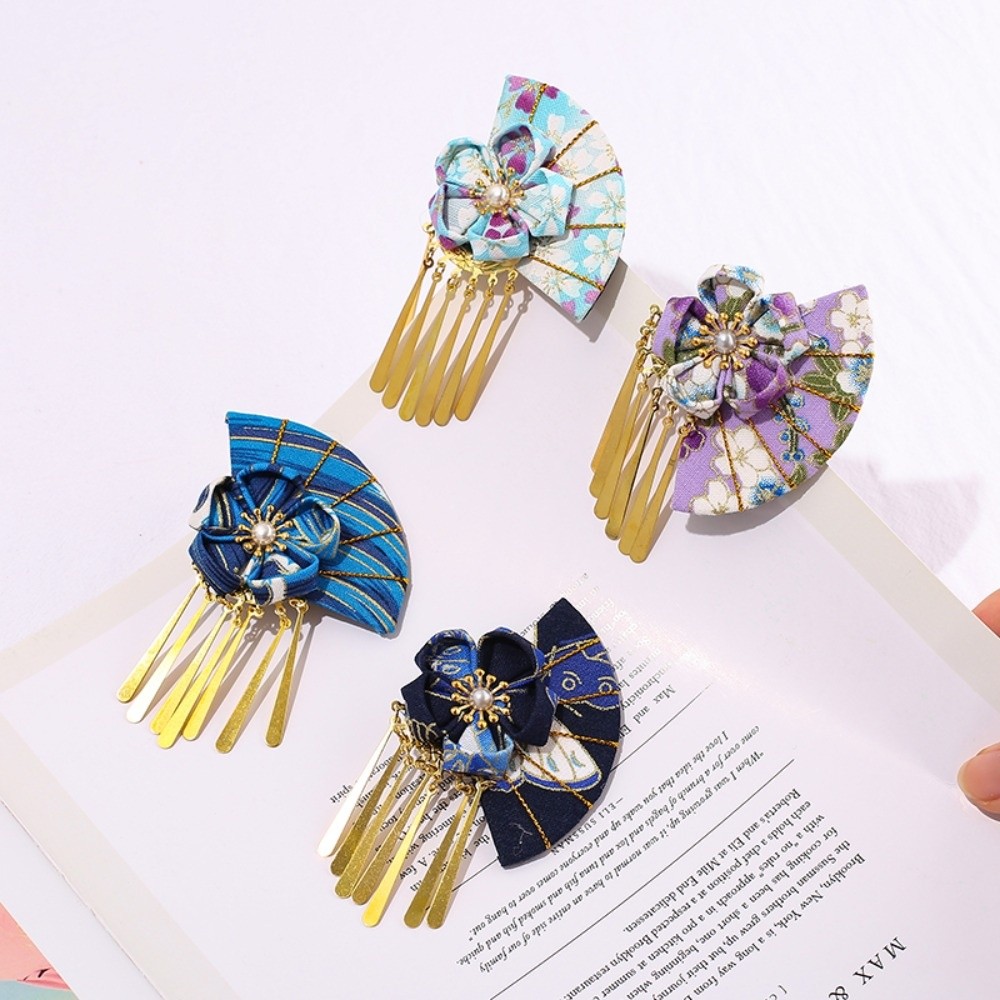 دبوس شعر نسائي بتصميم زهرة الل - مراجعة Women'S Kimono Accessories وسعره