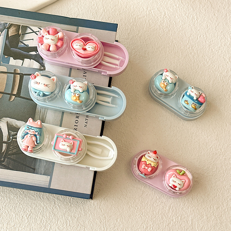 حافظة عدسات لاصقة بتصميم قطة ك - مراجعة Women Accessories Drawer وسعره
