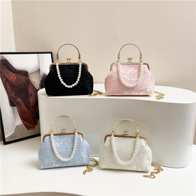 خمر الكلاسيكية حقيبة الدانتيل  - مراجعة Women'S Accessories Purse وسعره