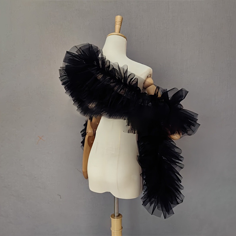 شال من الشاش الأسود الناعم للع - مراجعة Women Accessories Photos وسعره