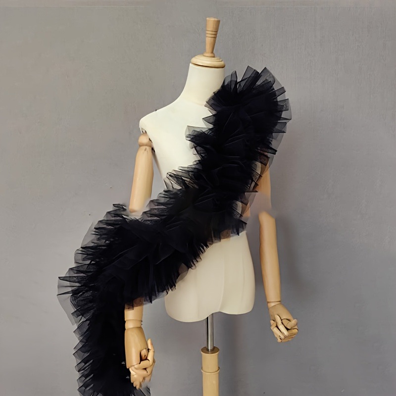 شال من الشاش الأسود الناعم للع - مراجعة Women Accessories Photos وسعره