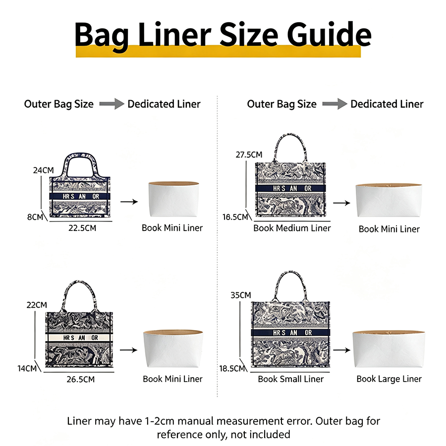منظم حقيبة داخلي لحقيبة D Book - مراجعة Women Accessories Bag وسعره