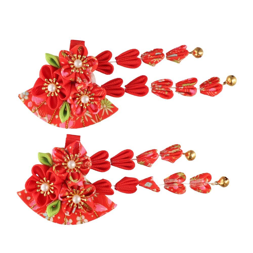 دبوس شعر بشرابات على شكل مروحة - مراجعة Women'S Kimono Accessories وسعره