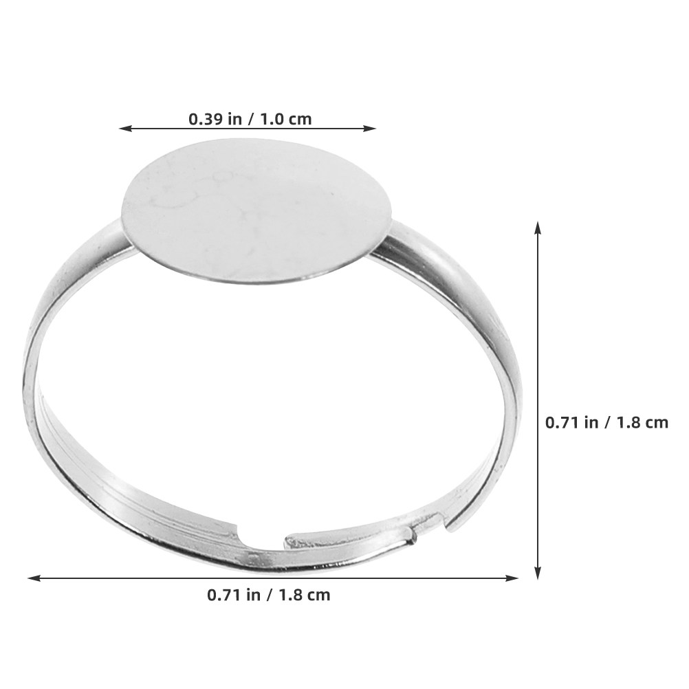 50 قطعة من قواعد الخواتم الفار - مراجعة Ring Set Adjustable وسعره