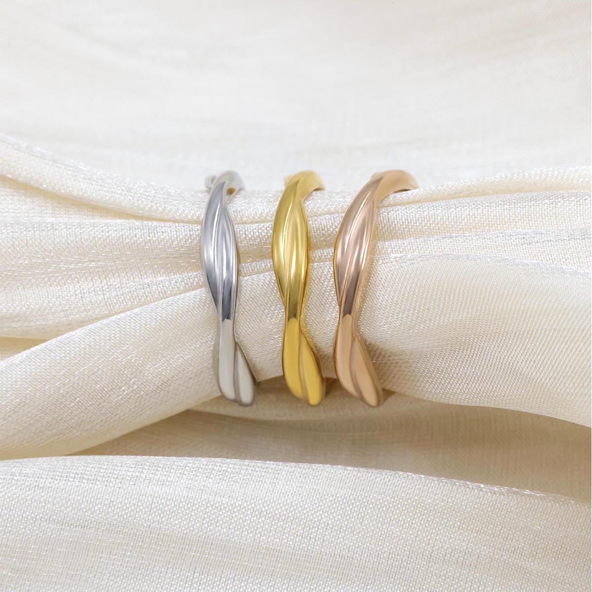 خاتم قدم نسائي من الفولاذ المق - مراجعة Ring Set Adjustable وسعره