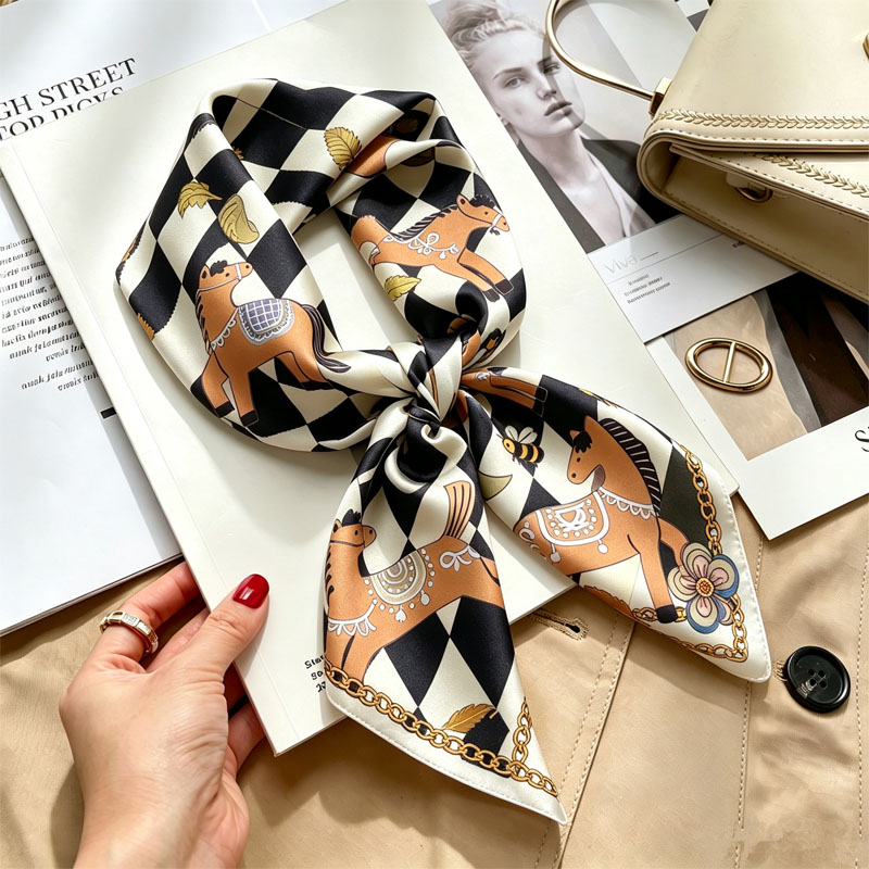 مناديل يد نسائية، وشاح حرير لل - مراجعة Women Accessories Brands وسعره