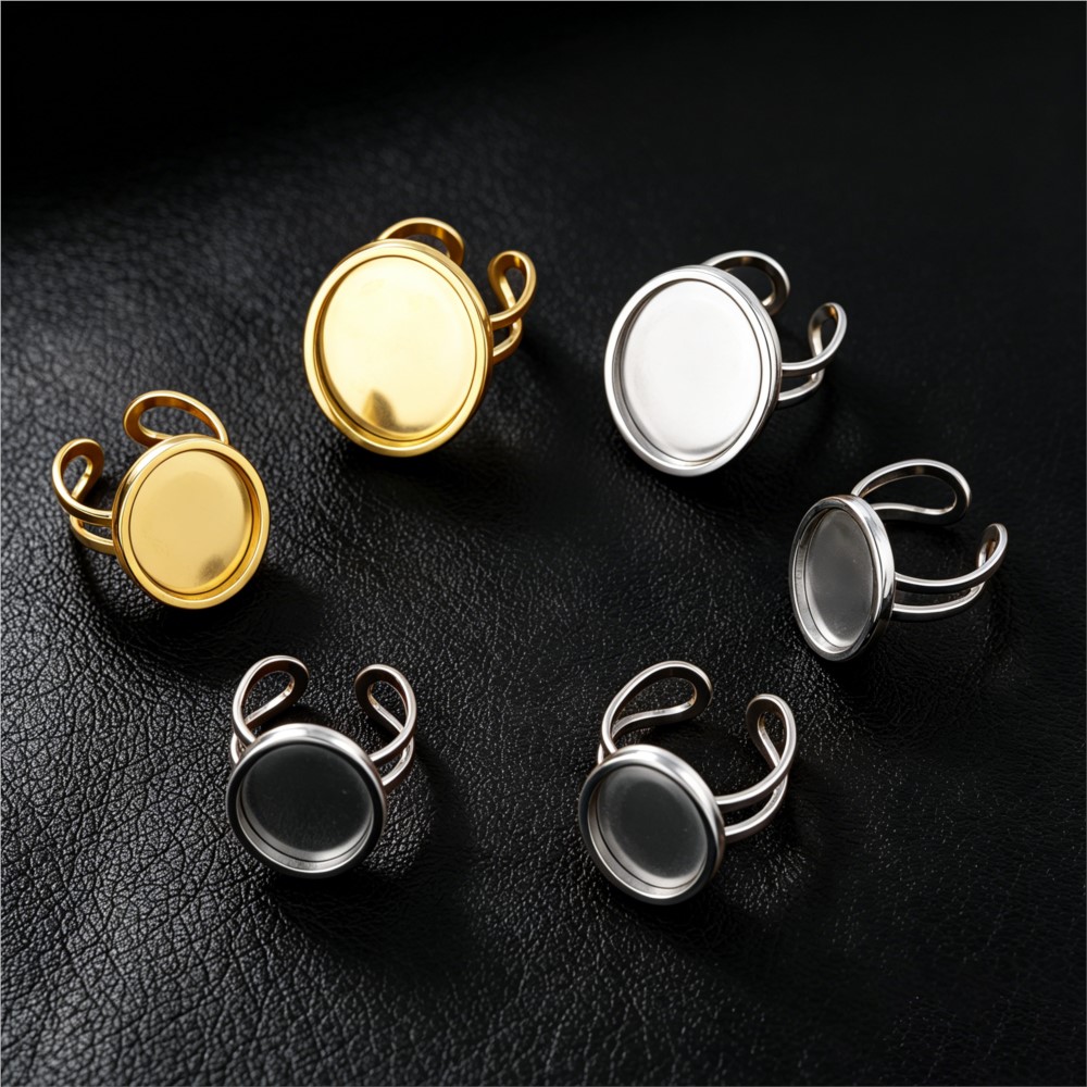 قطعتان من قواعد الخواتم المسطح - مراجعة Ring Set Adjustable وسعره