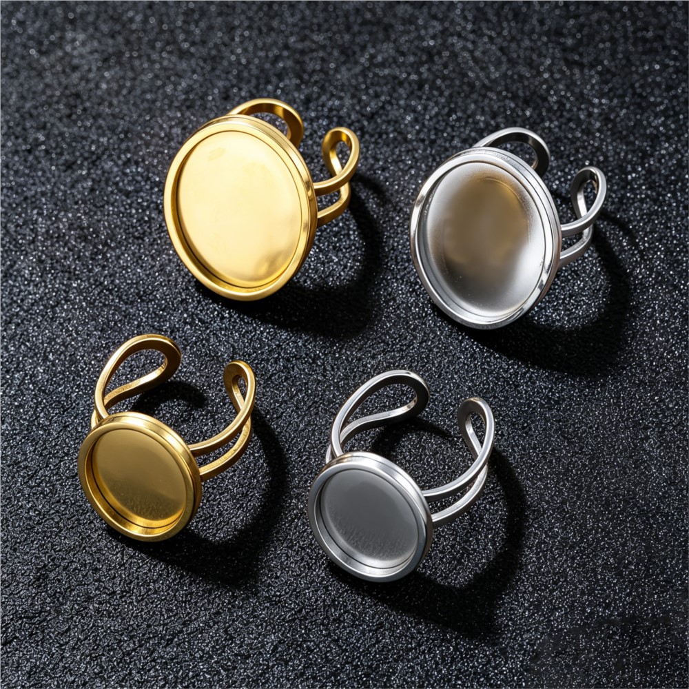 قطعتان من قواعد الخواتم المسطح - مراجعة Ring Set Adjustable وسعره