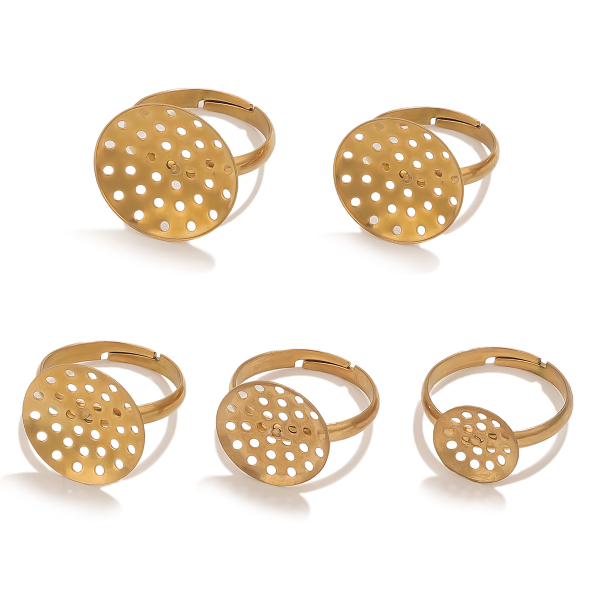 10 قطعة/الوحدة الفولاذ المقاوم - مراجعة Ring Set Adjustable وسعره