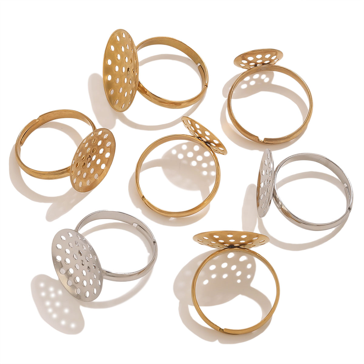 10 قطعة/الوحدة الفولاذ المقاوم - مراجعة Ring Set Adjustable وسعره