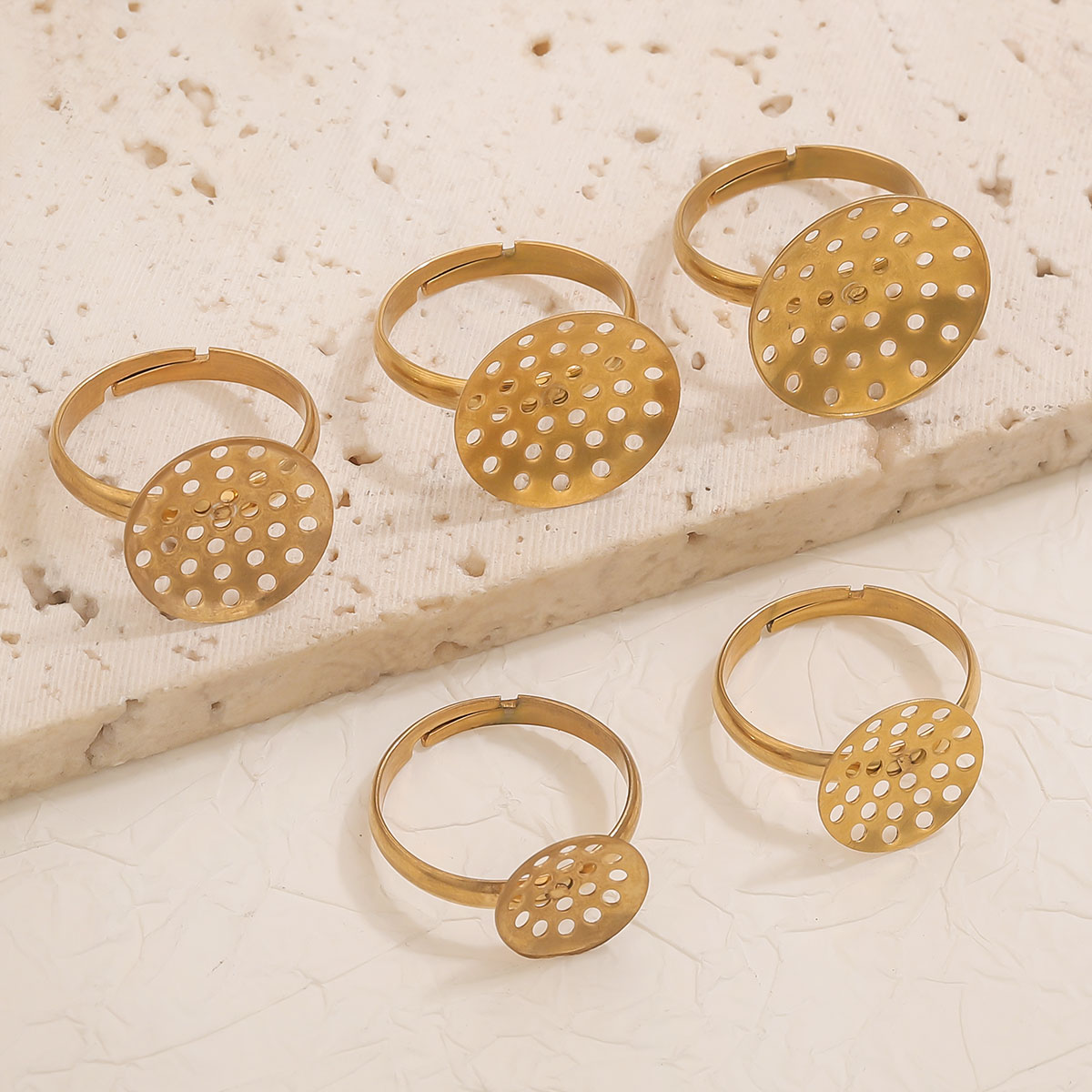 10 قطعة/الوحدة الفولاذ المقاوم - مراجعة Ring Set Adjustable وسعره