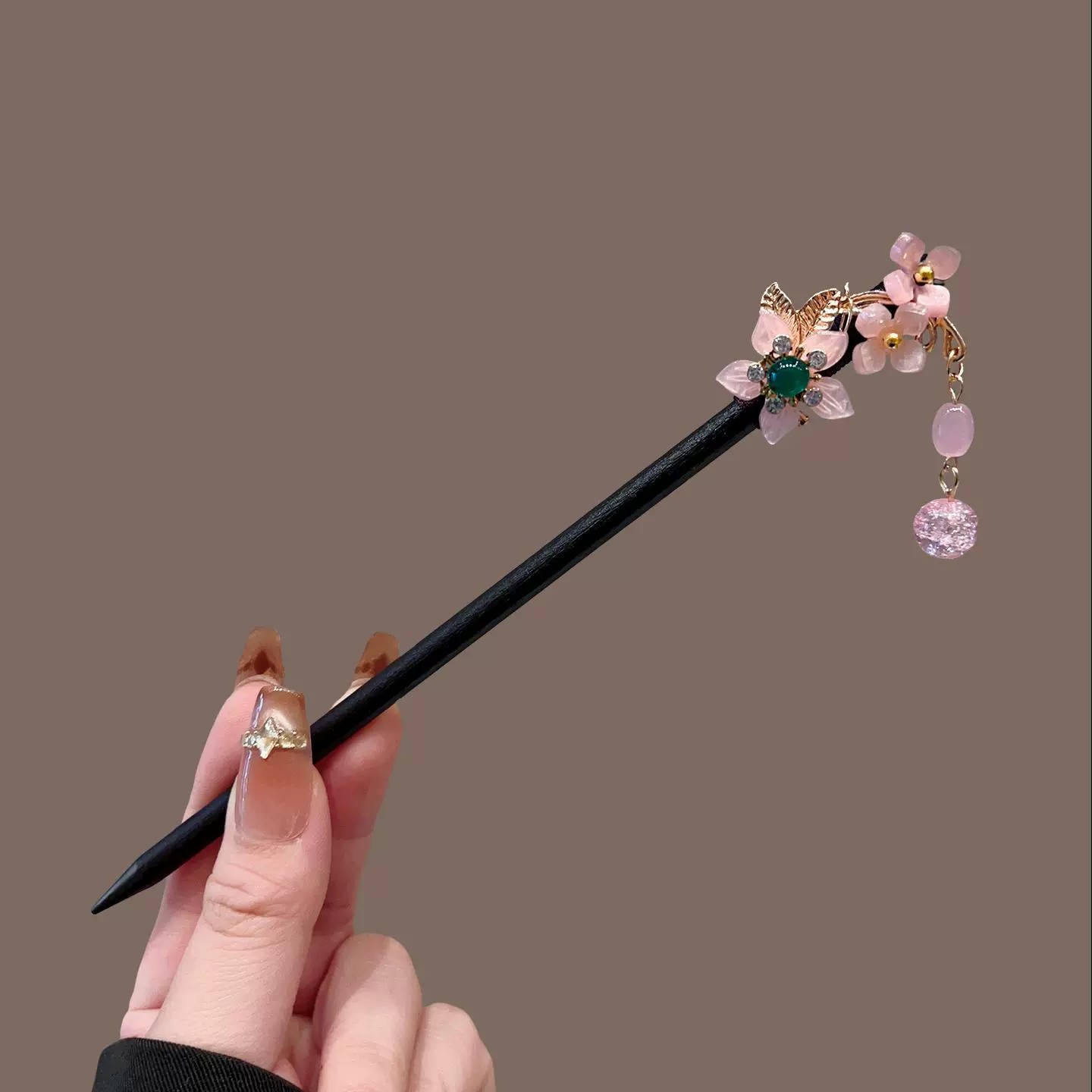دبوس شعر خشبي عتيق للنساء عصا  - مراجعة Women Accessories Aesthetic وسعره