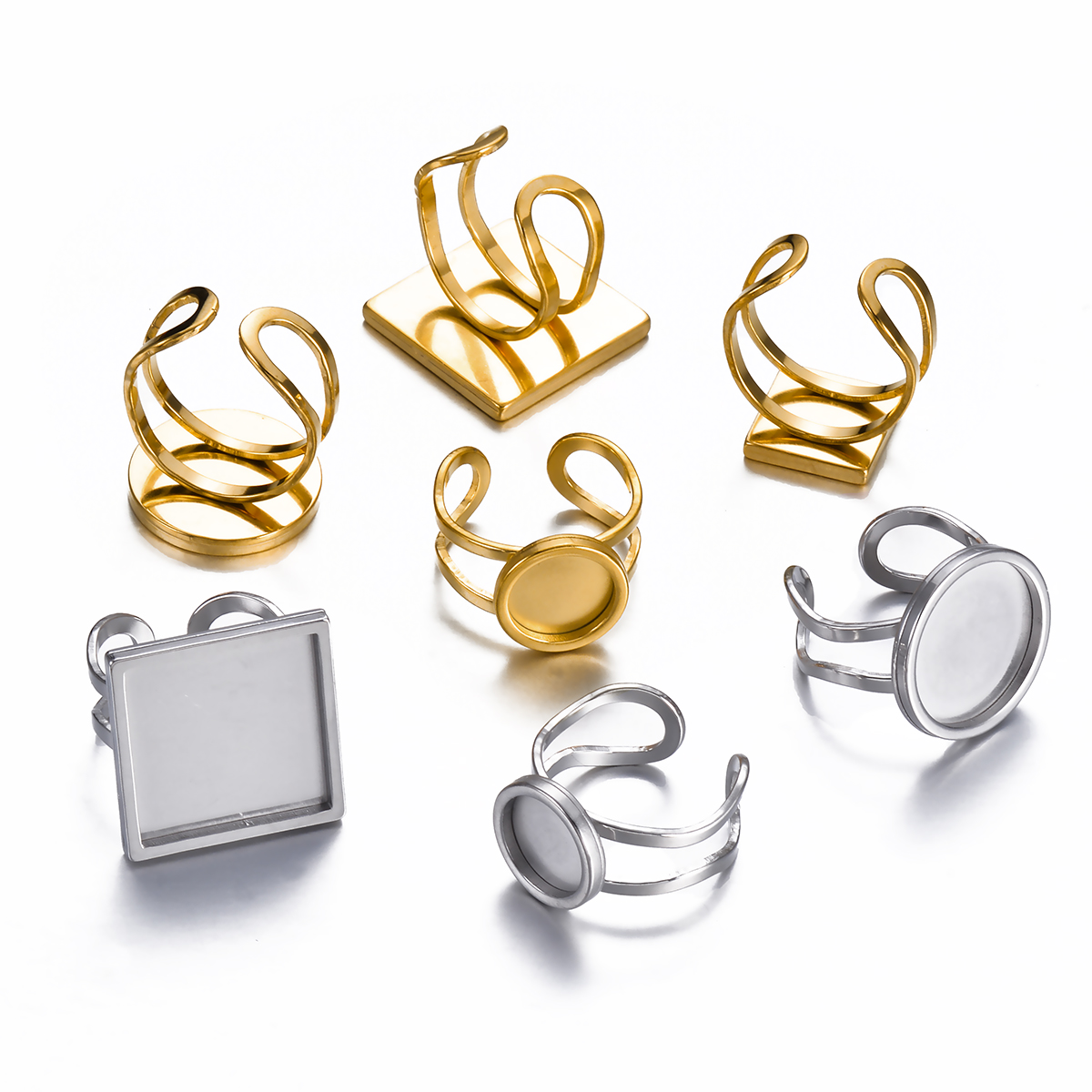 4 قطع من الفولاذ المقاوم للصدأ - مراجعة Ring Set Adjustable وسعره