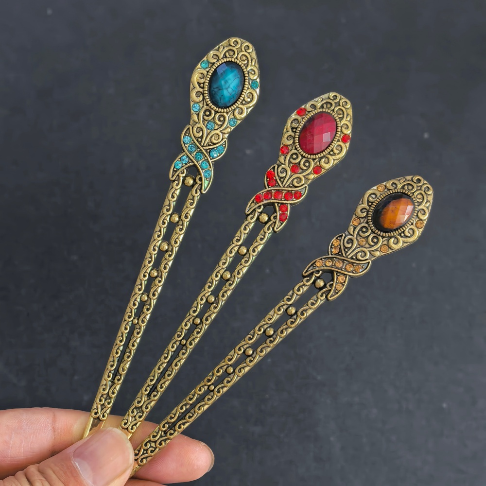 دبابيس شعر معدنية عتيقة للنساء - مراجعة Women Accessories Aesthetic وسعره