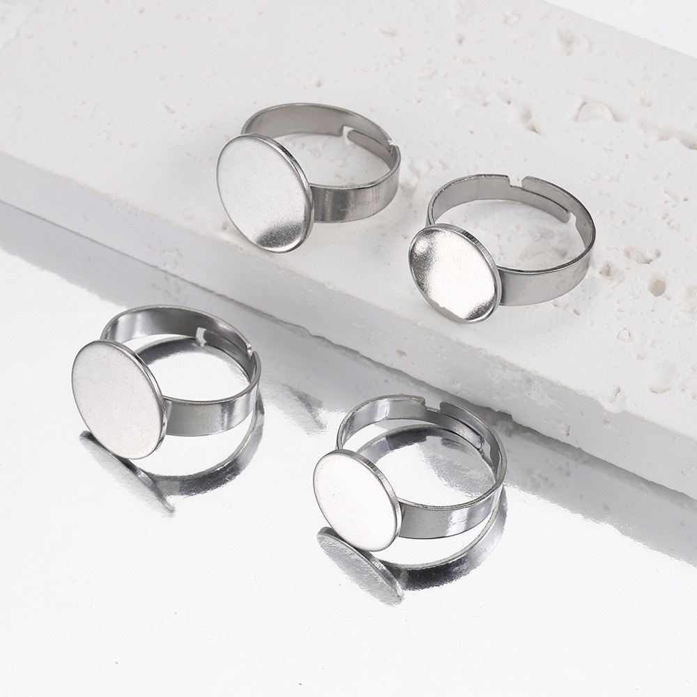 10 قطع من الخواتم الفولاذية ال - مراجعة Ring Set Adjustable وسعره