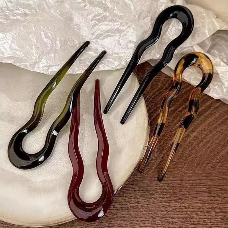 دبوس شعر أنيق من الأكريليك على - مراجعة Women Accessories Aesthetic وسعره