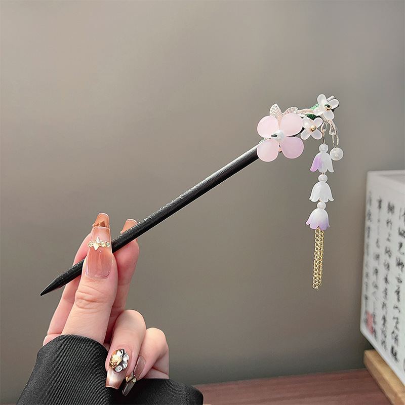 عصا شعر كلاسيكية بشراشيب، دبوس - مراجعة Women Accessories Aesthetic وسعره