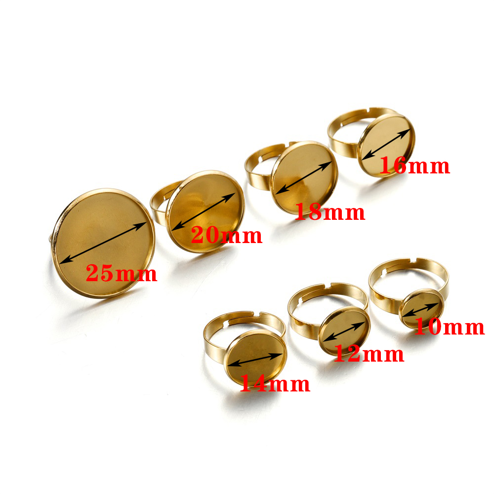 10 قطع من قواعد الخواتم القابل - مراجعة Ring Set Adjustable وسعره