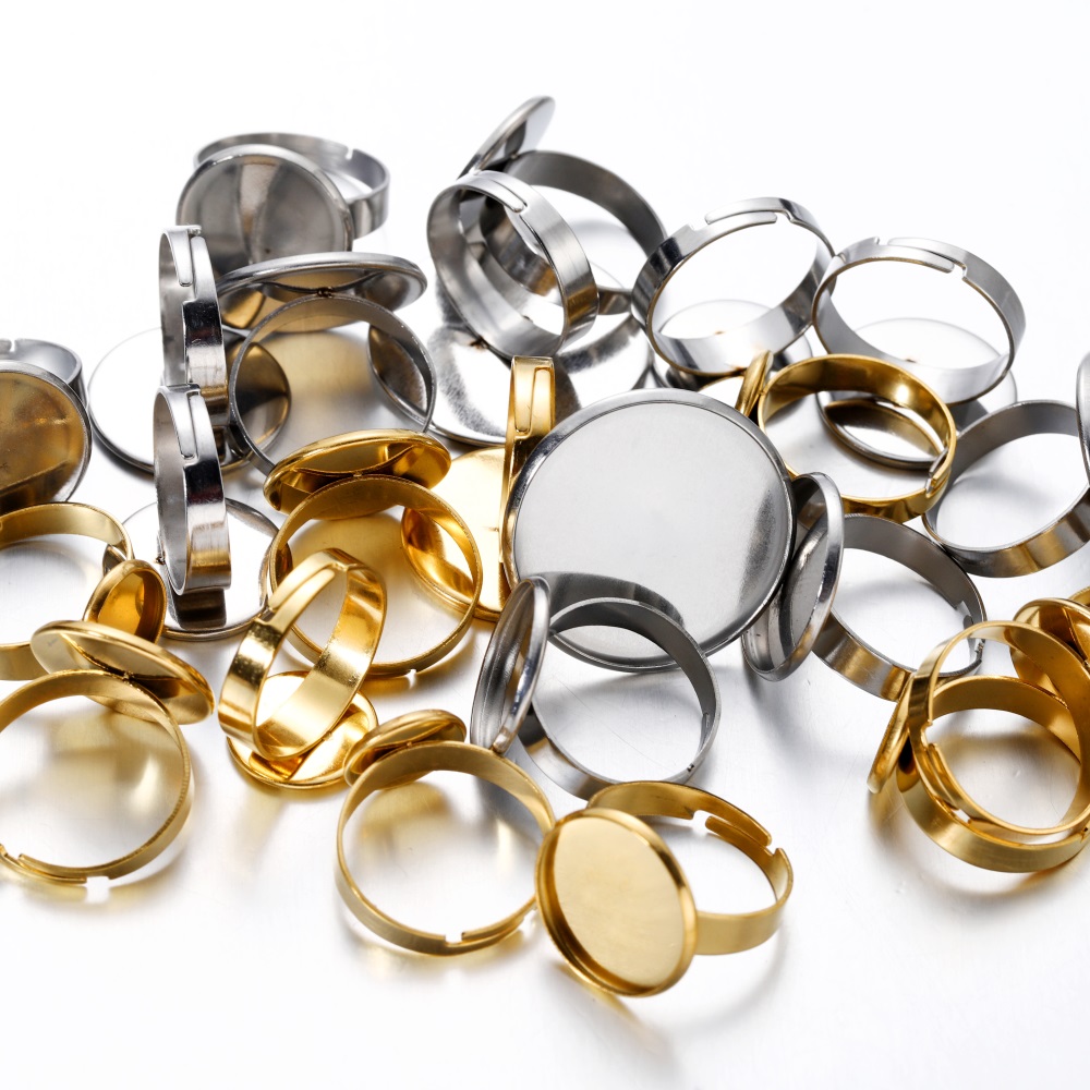 10 قطع من قواعد الخواتم القابل - مراجعة Ring Set Adjustable وسعره