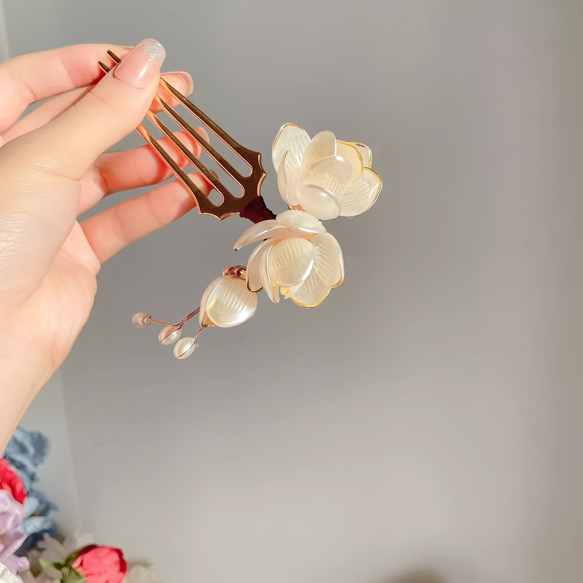 مشط شعر على الطراز الصيني بتصم - مراجعة Women Accessories Aesthetic وسعره