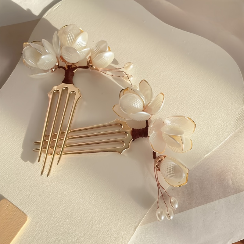 مشط شعر على الطراز الصيني بتصم - مراجعة Women Accessories Aesthetic وسعره